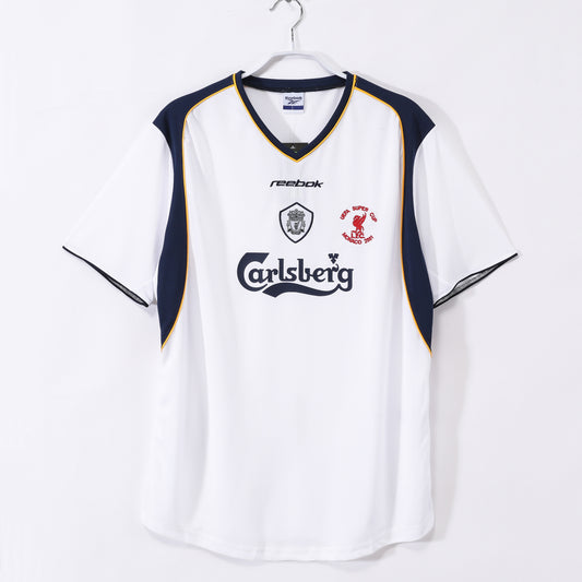 Liverpool 2001 UEFA Super Cup Retro Jersey