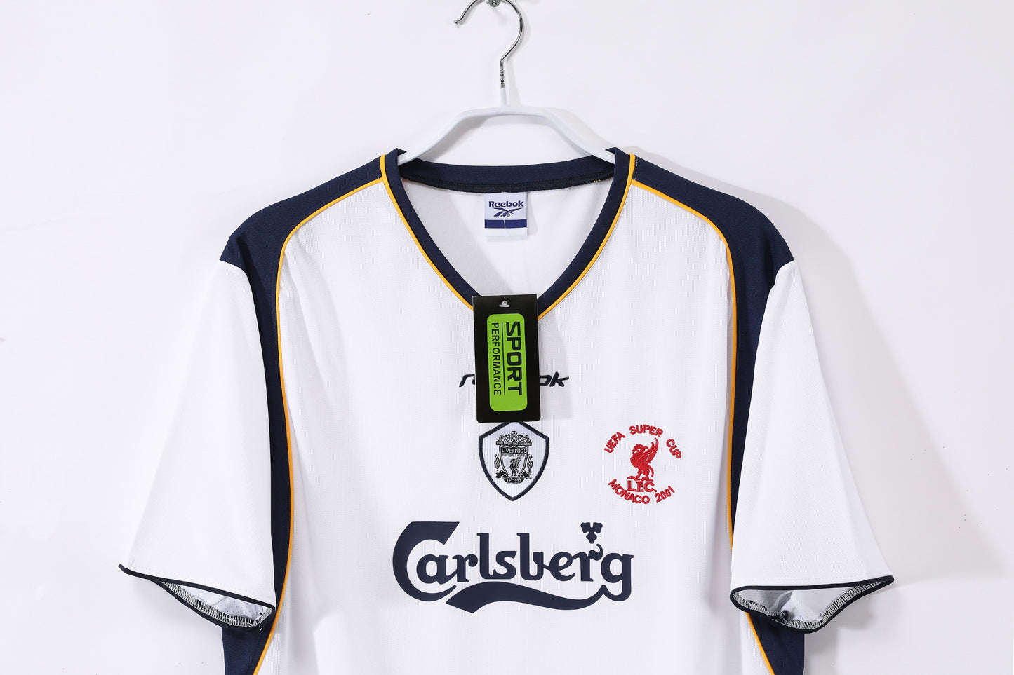 Liverpool 2001 UEFA Super Cup Retro Jersey